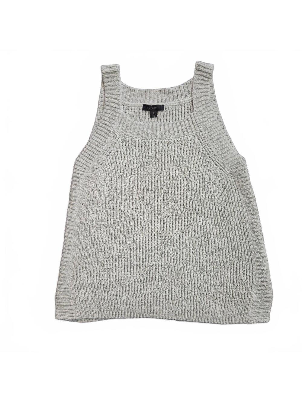 J.Crew Women's Sleeveless Knit Sweater Tank Top Size S Light Teal